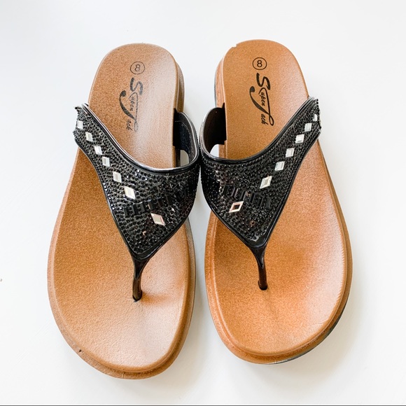 SuperJack Black Sandals 201 - Picture 3 of 6